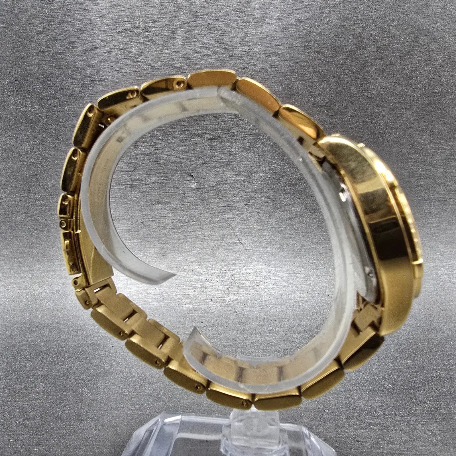 Invicta Angle Heart Watch Women 35mm Champagne Dial Gold Tone 21384 New Battery8