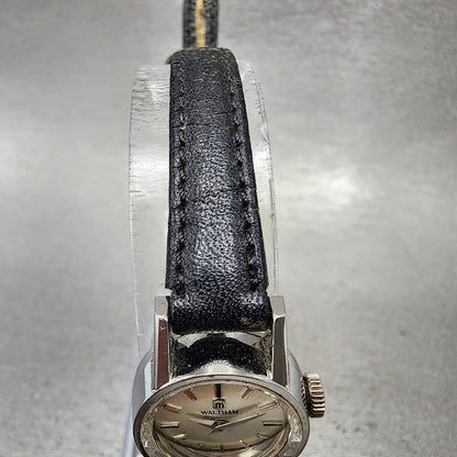 Waltham Watch Women 18mm Silver Dial Silver Tone Round Manual Wind Runs VTG4