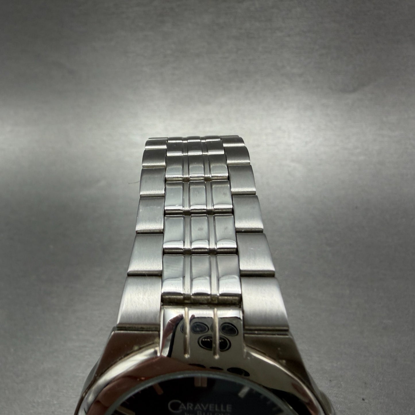 Bulova Caravelle Watch Men 38mm Blue Dial Silver Tone Round 43A04 New Battery4