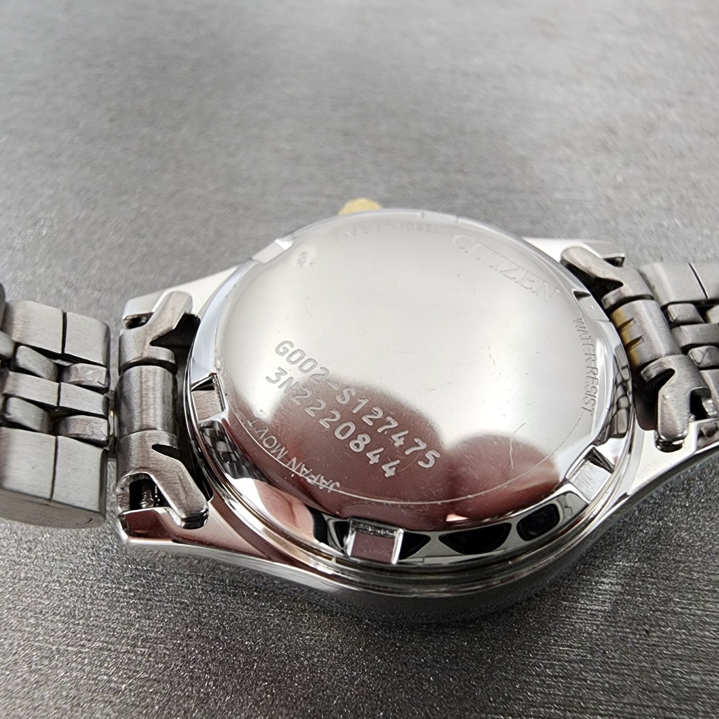 Citizen Watch Women 26mm MOP Dial Crystal Bezel Two Tone Daydate EQ053450D9