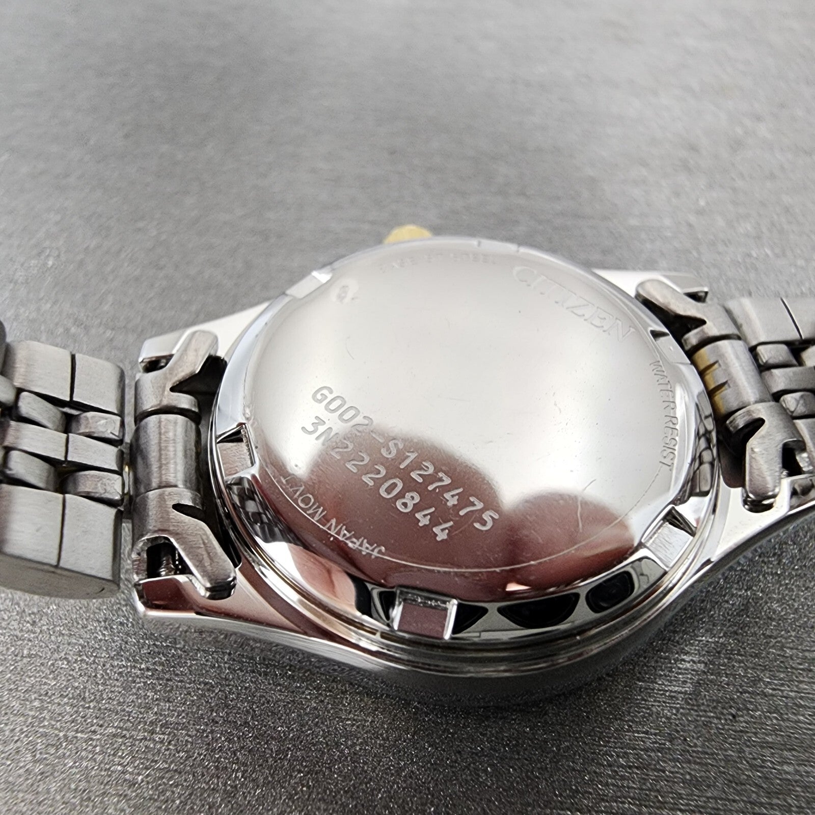 Citizen Watch Women 26mm MOP Dial Crystal Bezel Two Tone Daydate EQ053450D9