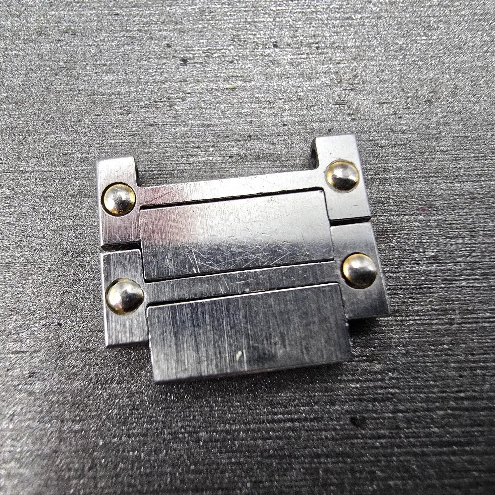 Seiko Links 14.5mm Stainless Steel Two Tone 1 LINK Vinatge C129 Bracelet4