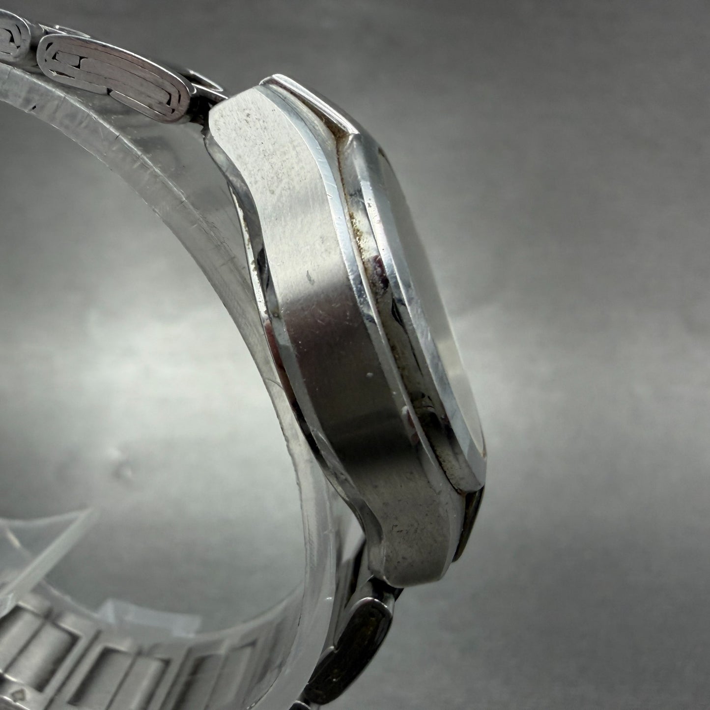 Philip Stein Watch Women 28mm Black Dial Silver Tone Small Seconds New Battery4