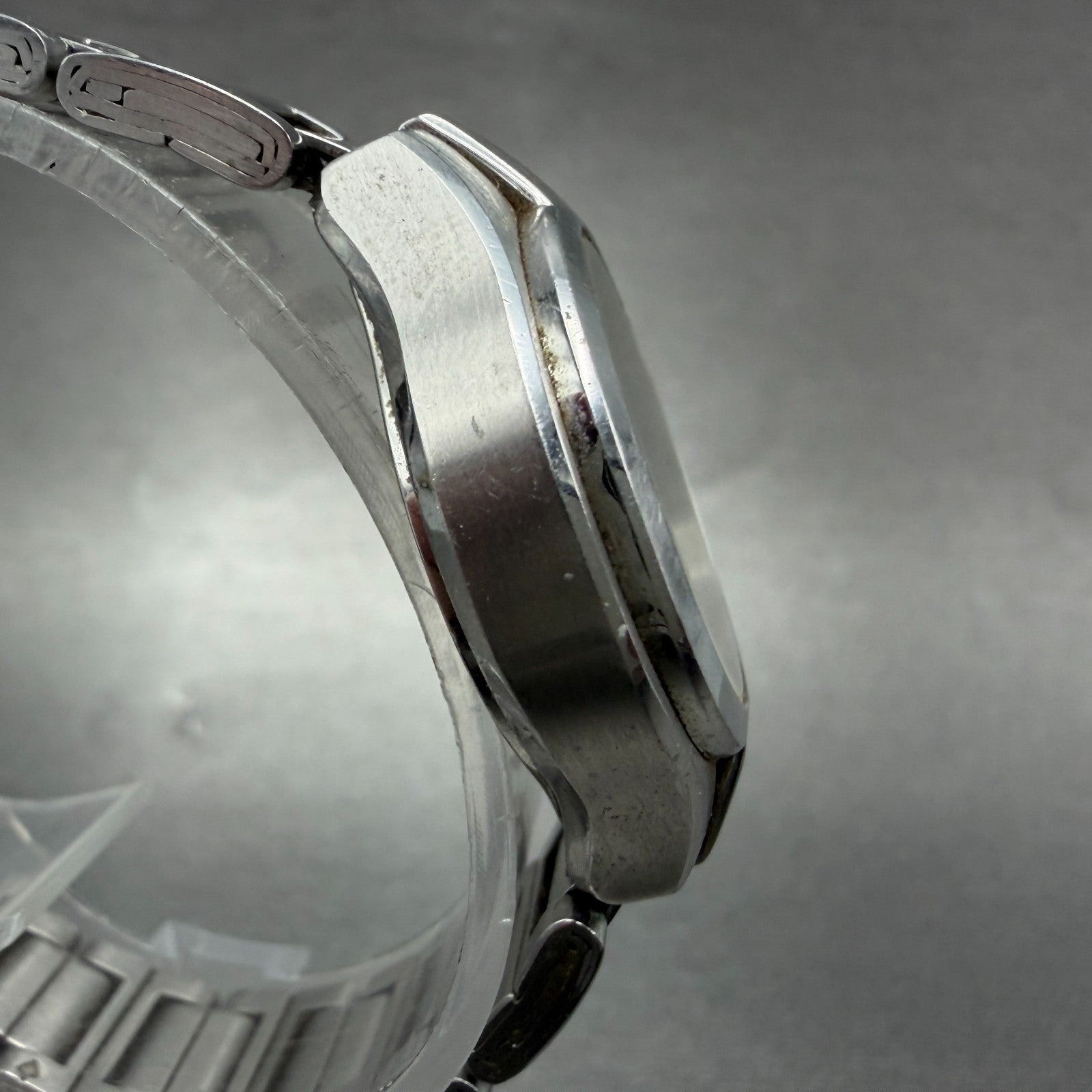 Philip Stein Watch Women 28mm Black Dial Silver Tone Small Seconds New Battery4