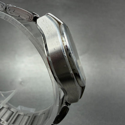 Philip Stein Watch Women 28mm Black Dial Silver Tone Small Seconds New Battery4