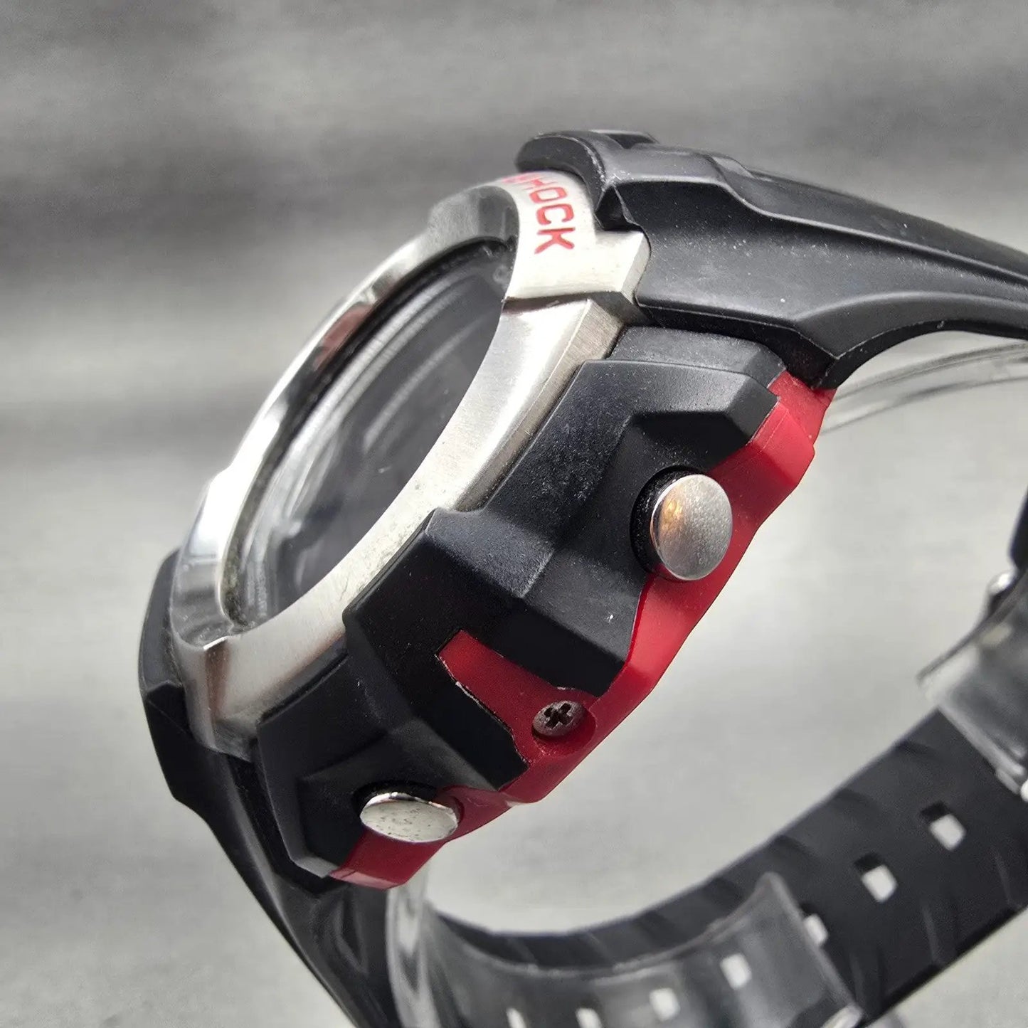Casio G-Shock G-3011 Watch Men 46mm Digital Black Red Chrono Alarm New Battery2