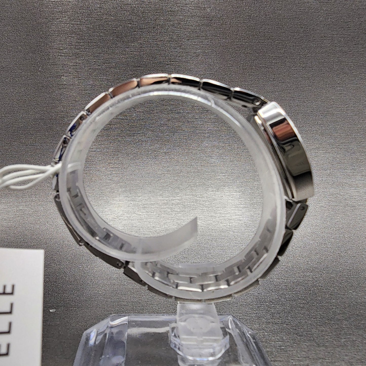 Bulova Caravelle Watch Women 18mm MOP Dial Two Tone Steel Rectangle 45L1688