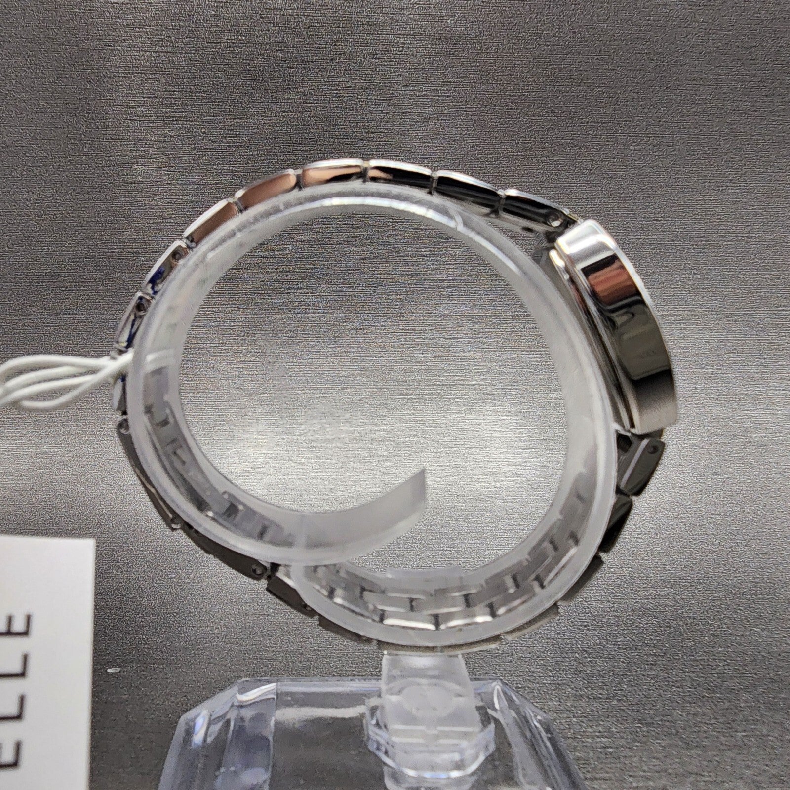 Bulova Caravelle Watch Women 18mm MOP Dial Two Tone Steel Rectangle 45L1688