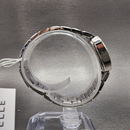 Bulova Caravelle Watch Women 18mm MOP Dial Two Tone Steel Rectangle 45L1688