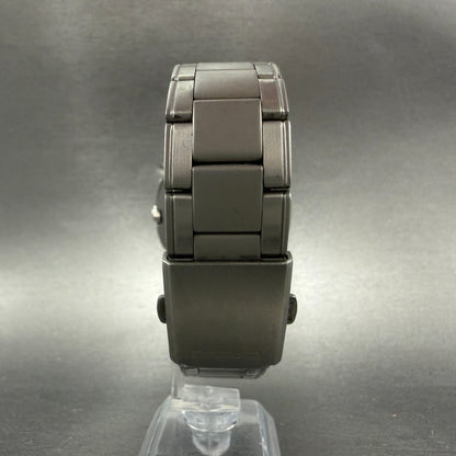 Casio MTP-3050 Watch Men 41mm Blue Dial Silver Tone Date Round New Battery ABC7