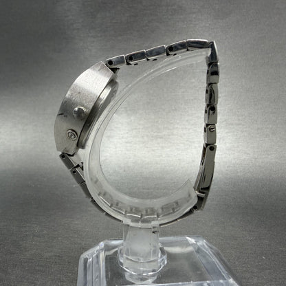 Hamilton Red Led Watch Women 24mm Digital Silver Tone Oval 992976 PARTS7