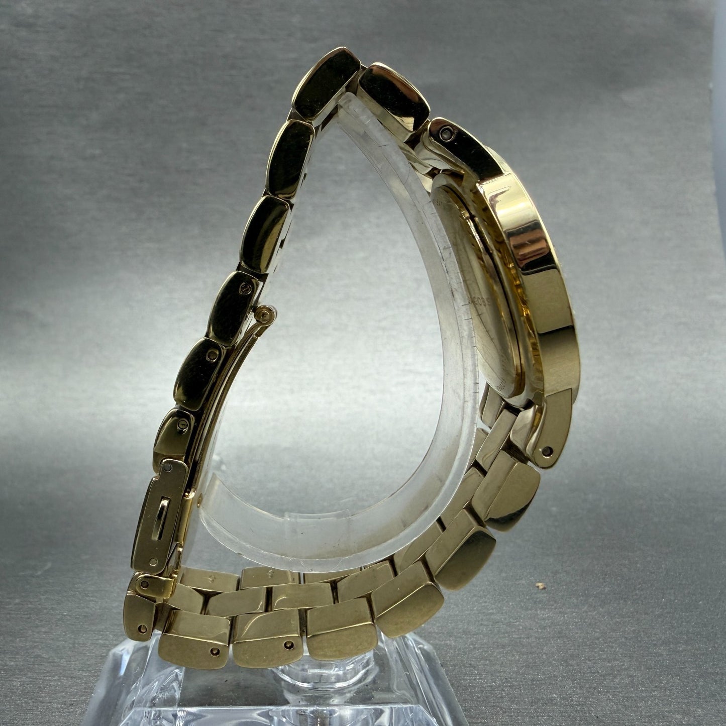 Marc Jacobs  Amy Dexter Watch Women 36mm Gold Dial Gold Tone Round New battery8