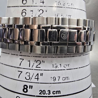 Movado Museum Watch Men 41mm Silver Dial Silver Tone 01.1.14.1085 New Battery10