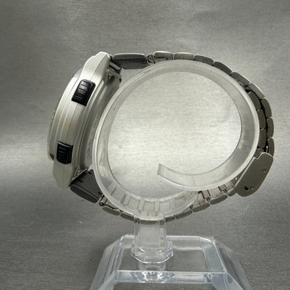 Casio Twincept ABX-53 Watch Men 40mm Gray Dial Silver Alarm Chrono New Batt NOS6
