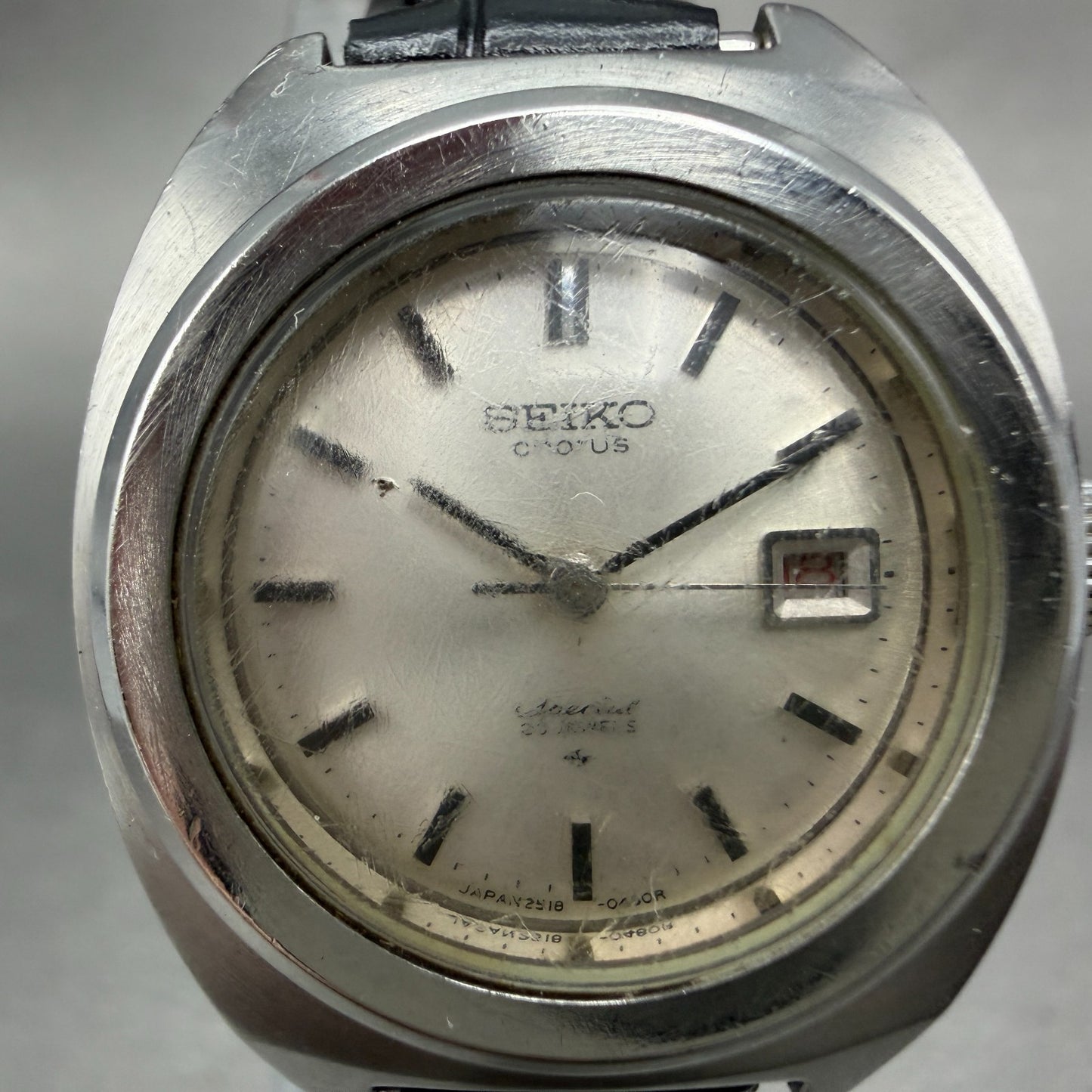 Seiko Chorus Special Watch Women 26mm Silver Dial Silver Tone Date Manual Run1