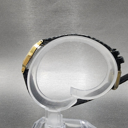 Seiko watch Women Gold Tone Gold Dial 19mm 2c205810 New Battery6