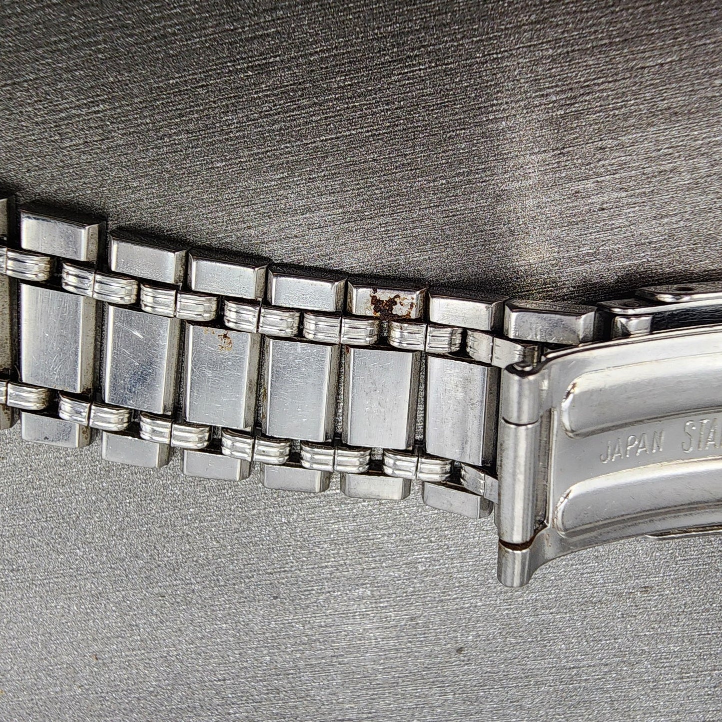 Citizen Bracelet Stainless Steel 12mm Tri Folding Clasp Vintage7