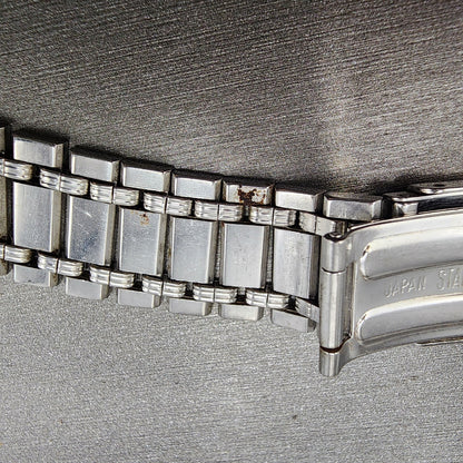 Citizen Bracelet Stainless Steel 12mm Tri Folding Clasp Vintage7