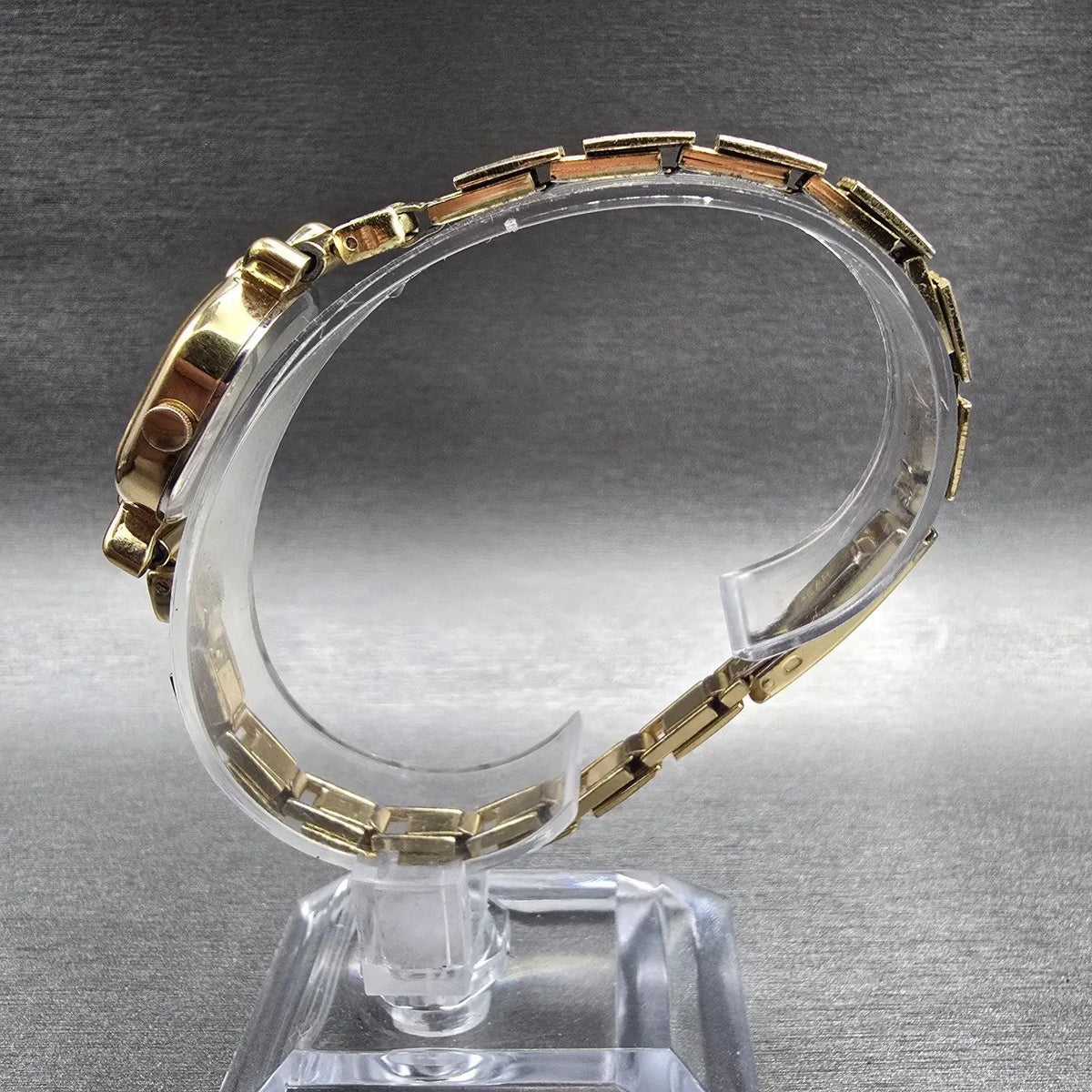Seiko Watch Women 21mm White Dial Gold Tone Oval 2621-5230 New Battery Vintage6