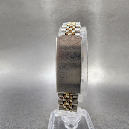 Seiko Watch Women 22mm Champagne Dial Gold Tone Daydate 2a230139 New Battery7
