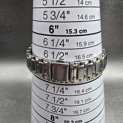 Seiko Tank Watch Women 21mm White Dial Two Tone Rectangle 1N00-0FY0 New Battery9