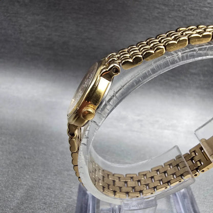 Citizen Elegance Watch Women 18mm Silver Dial Gold 2200-S13475 New Battery2
