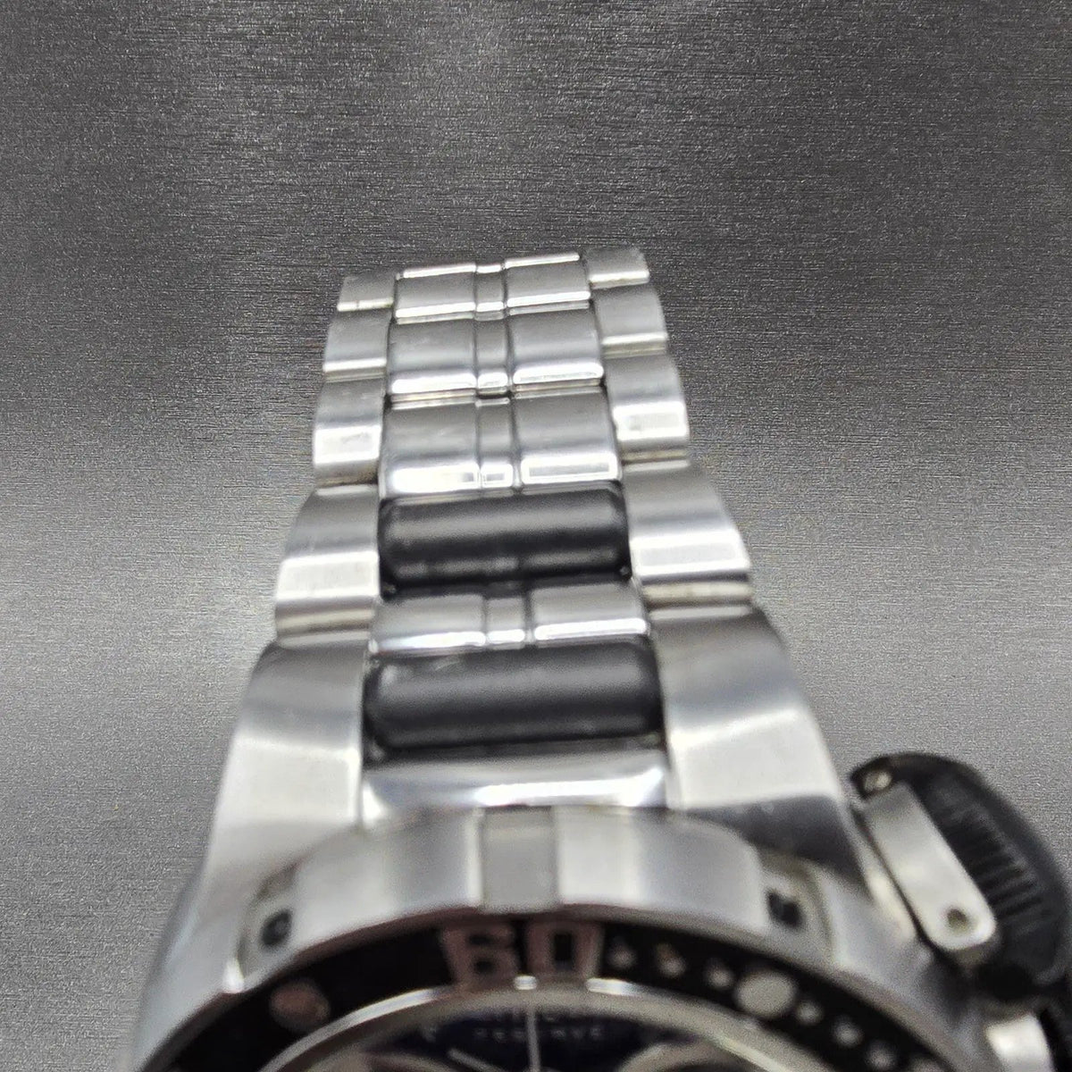 Invicta Reserve Sea Dragon Chronograph Watch Men 52mm Black Dial Silver New Batt4