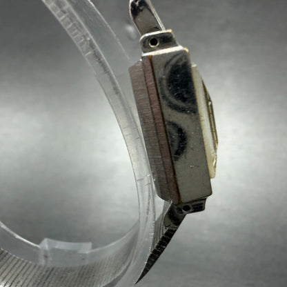 Rado Tank Watch Women 16mm Silver Dial Silver Tone Rectangle Manual Wind Runs3