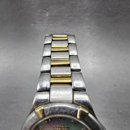 Citizen Eco-Drive Watch Women 26mm MOP Dial Two Tone Date E011-S064881 Runs HJ4