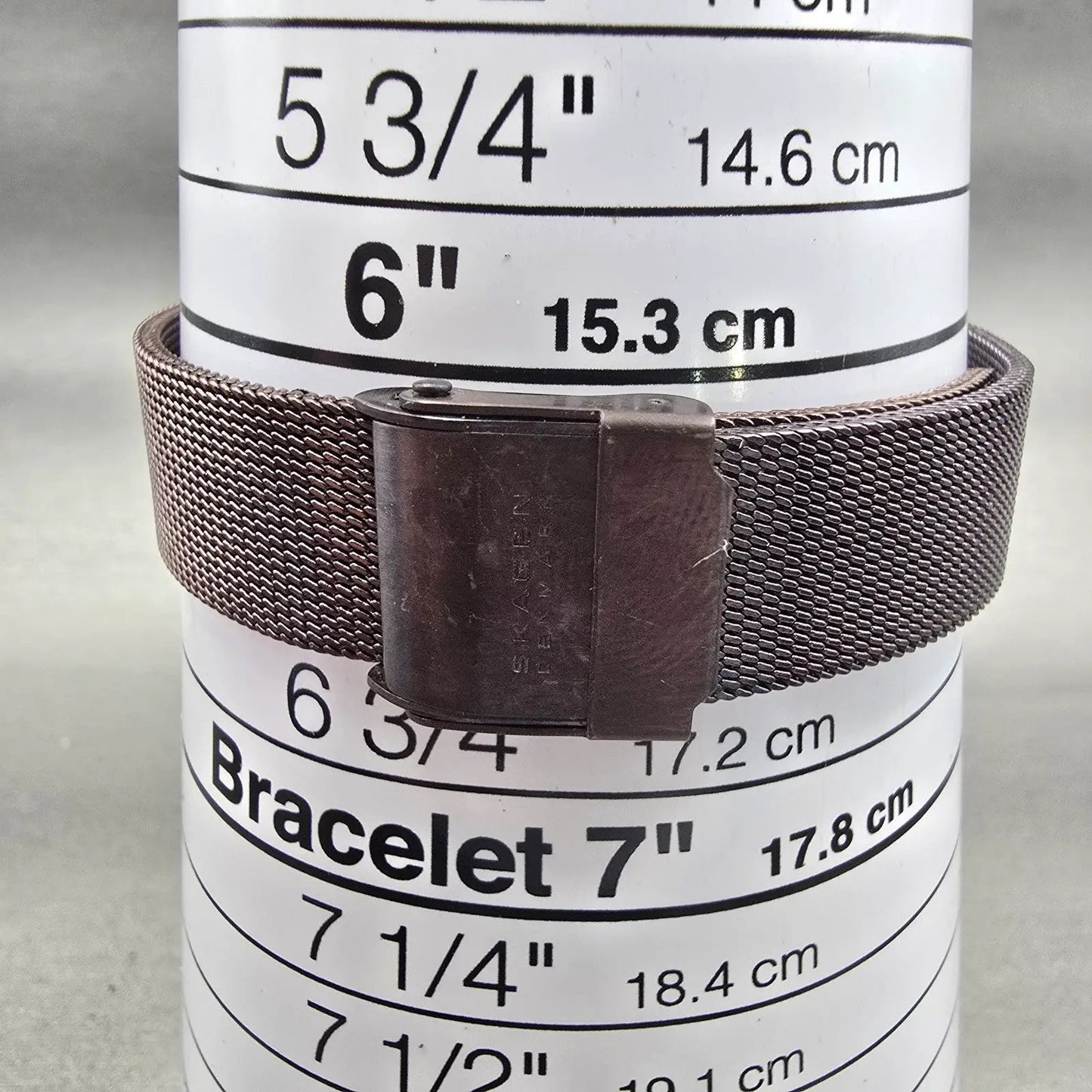 Skagen Denmark Watch Women 20mm Brown Dial Brown Tone Crystals 527XSMMT New Batt9