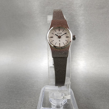 Citizen CQ Watch Women 17mm Silver Dial Silver Tone 3220891244 New Battery5