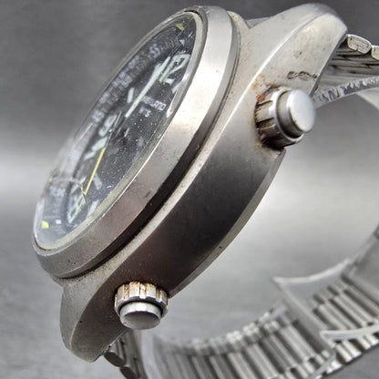 Casio Overland OVW-100TDJ Watch Men 39mm Black Dial Titanium Date WTS PARTS3