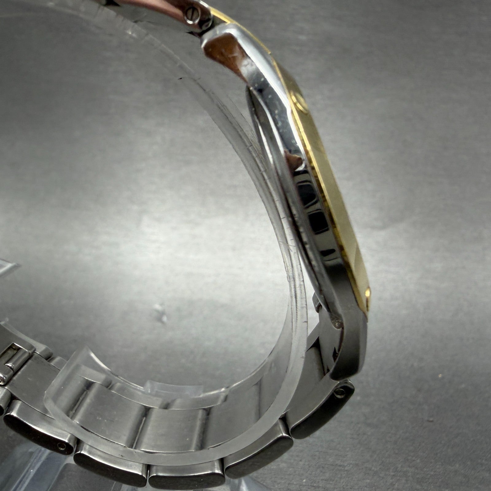 Movado Museum watch Men 35mm Black Dial Two Tone Round 85-G1-885 New Battery3