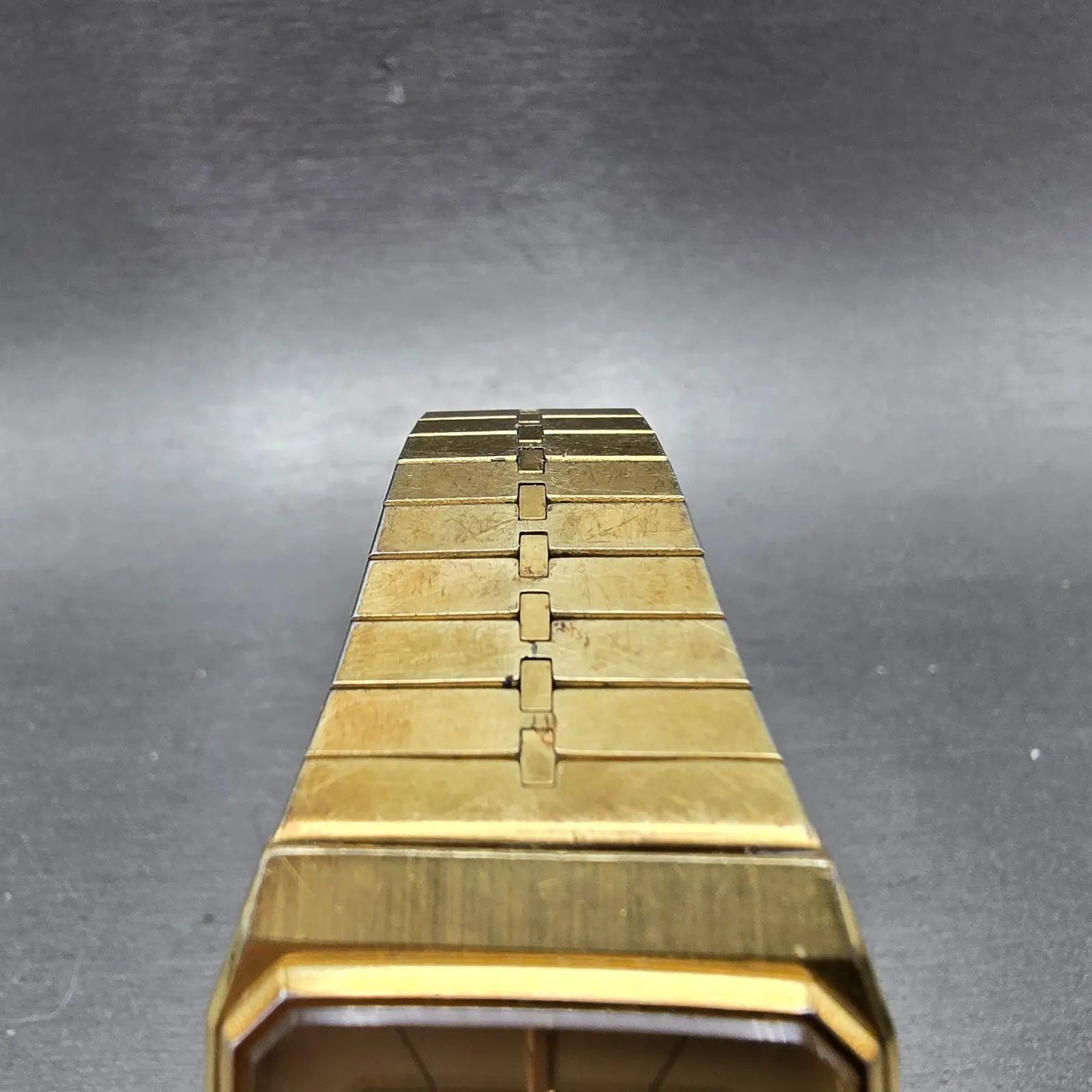Seiko Watch Men 29mm Champagne Dial Gold Tone Daydate Square 6533-5039 PARTS NLK5