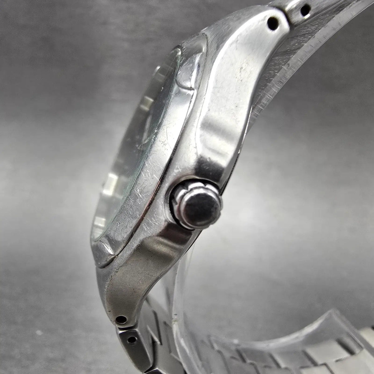 Citizen Eco-Drive Watch Men 36mm Silver Dial Steel Daydate Round E101-K17535 JP2