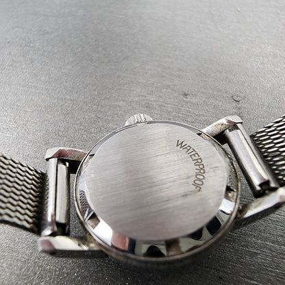 Omega Geneve Watch Women 20mm Silver Dial Stainless Steel Round Manual Wind Runs9