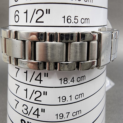 Michael Kors Sofie Watch Women 38mm White Dial Steel Date Chronograph New Batt11
