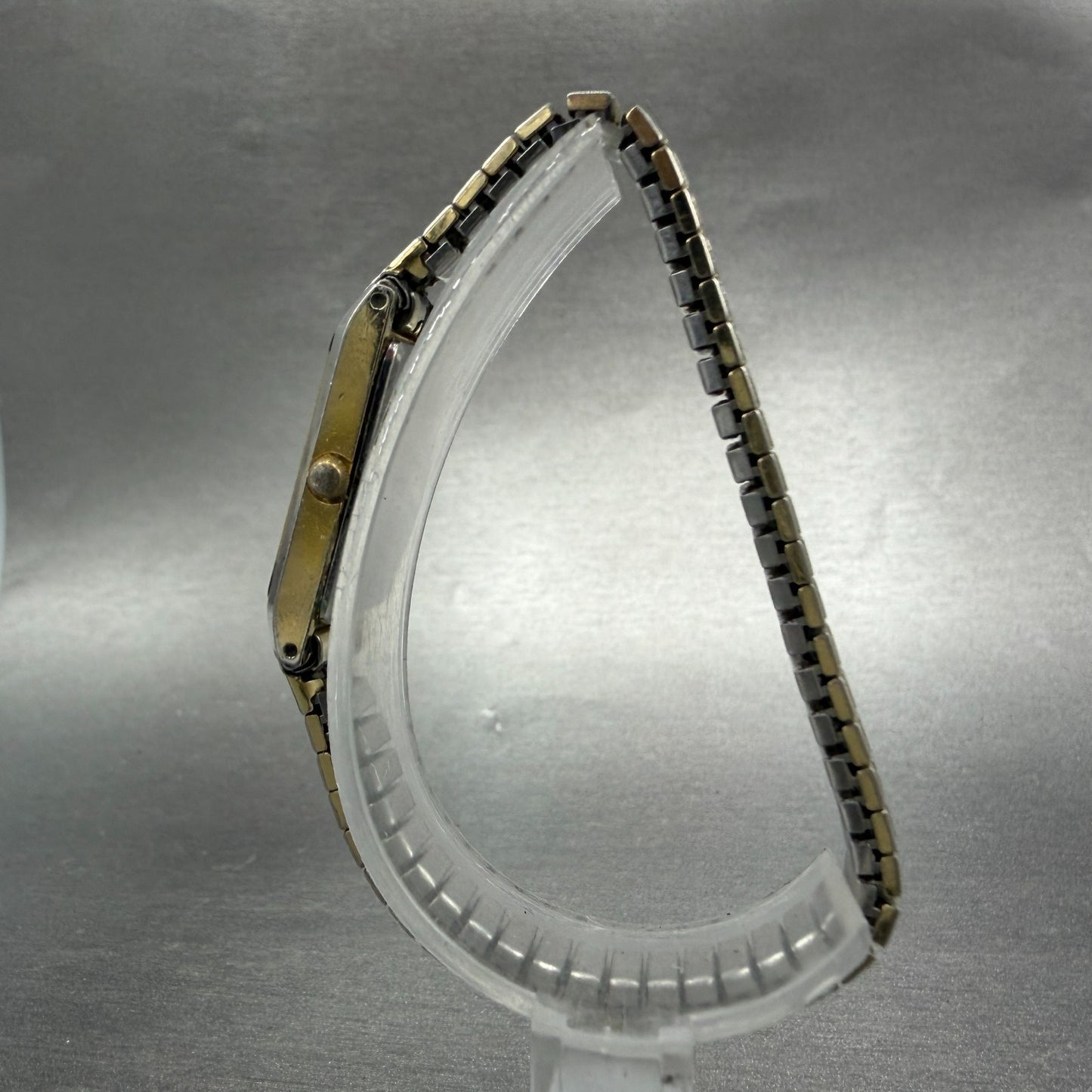 Citizen CQ tank Watch Women 14mm Black Dial Gold Tone 2250-K00535 New Battery6