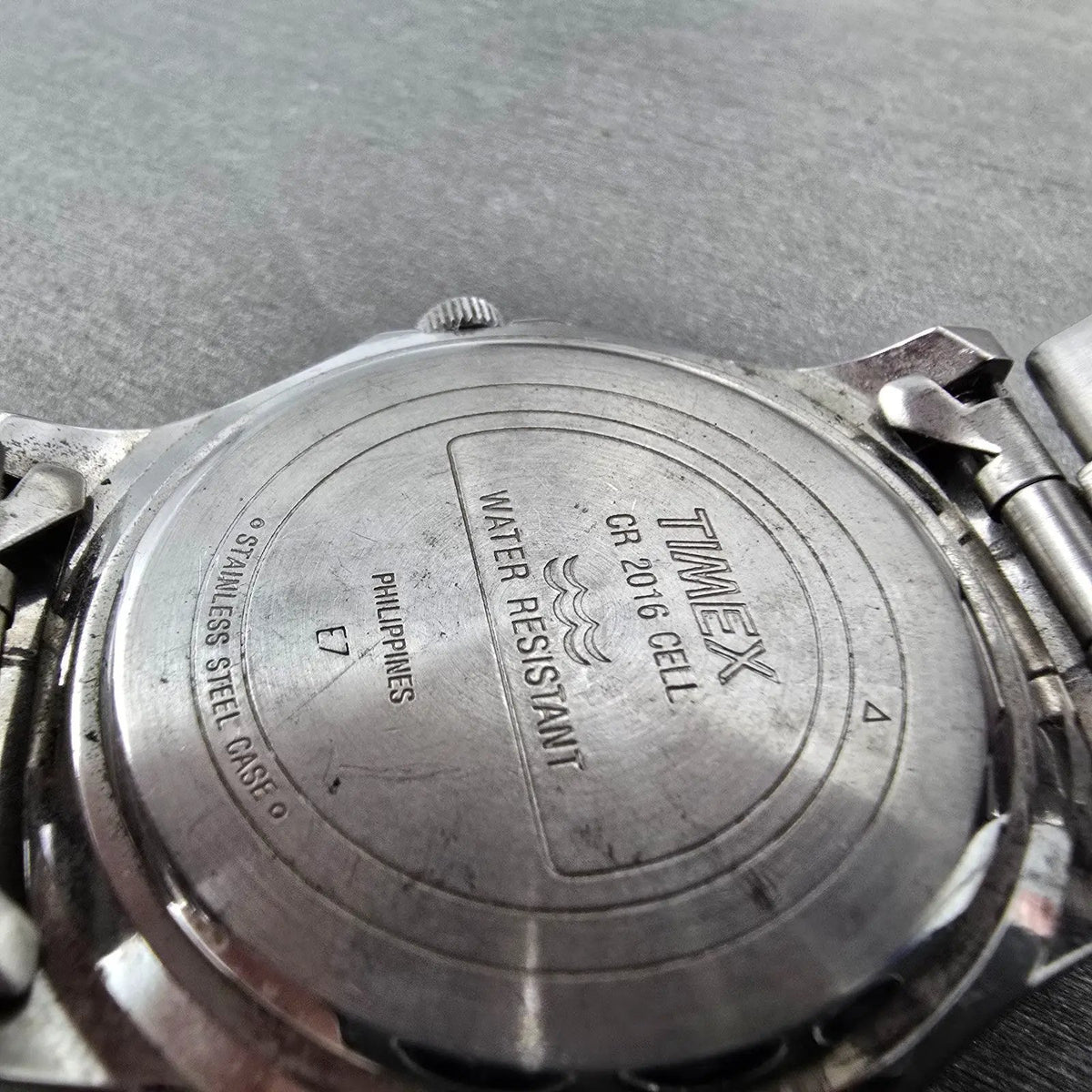 Timex Dive Watch Men 37mm Blue Dial Silver Daydate Round New Battery9