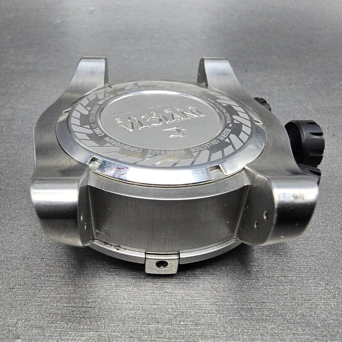 Invicta Reserve Bolt Zeus Chronograph Watch Men 52mm Black Dial Steel Date NewBa10