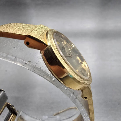 Seiko Watch Women 21mm Gold Dial Gold Tone Round 2320-0051 New Battery Vintage3