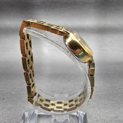 Seiko Watch Women 18mm Gold Dial Gold Tone Round 1100-1400 Manual Wind Vintage8