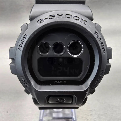 Casio G-Shock DW-6900BB Watch Men 50mm Black Dial Black Chrono Alarm New Battery1