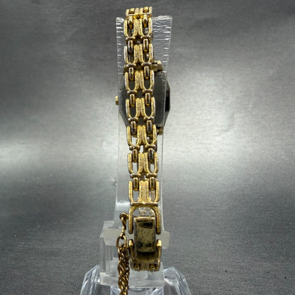Seiko Watch Women 17mm Champagne Dial Gold Tone Octagon 1221-5540 New Battery7
