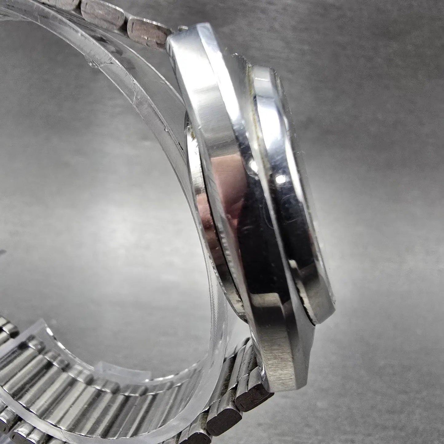 Tissot Watch Men 34mm Blue Dial Silver Tone Daydate Round Vintage Quartz PARTS4