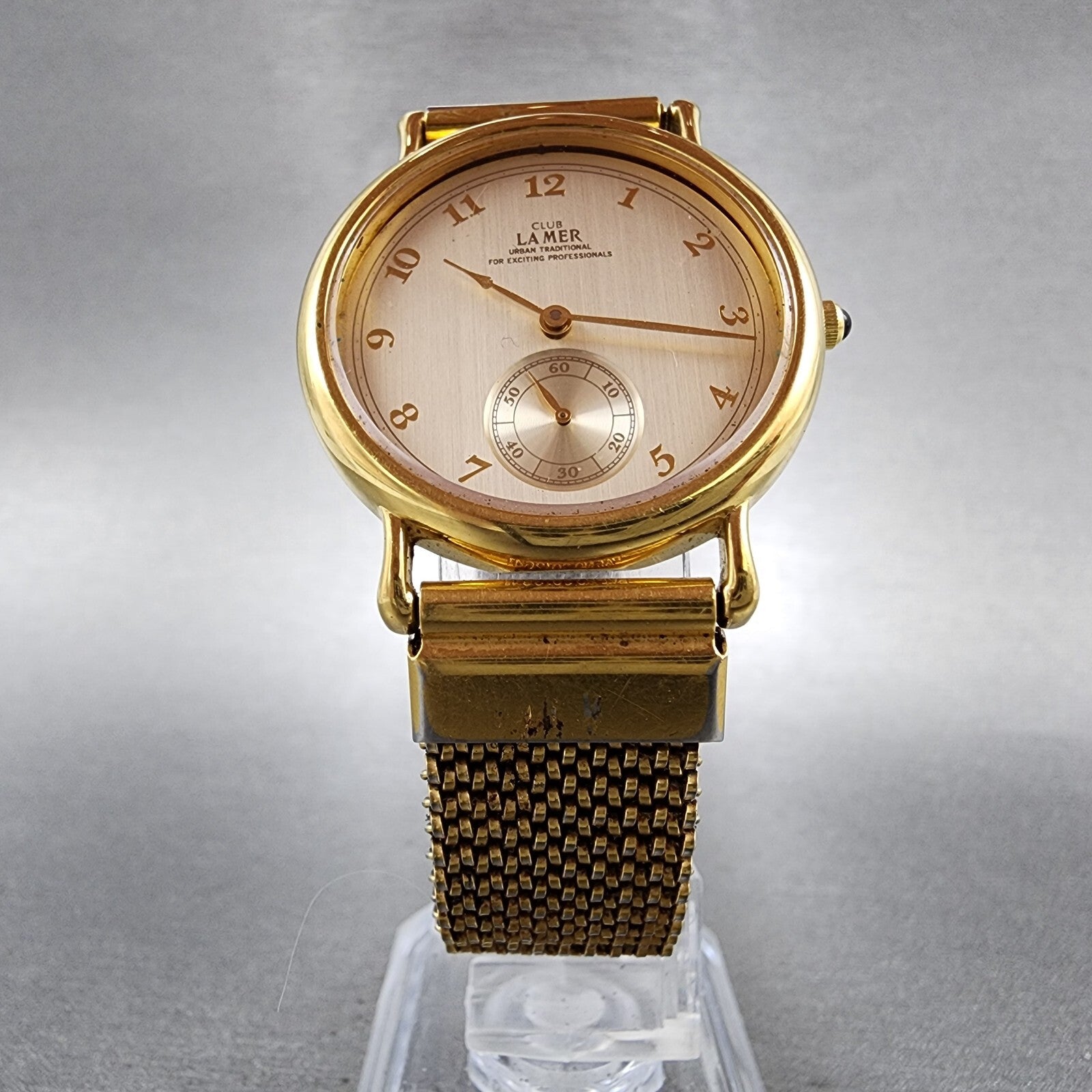 Citizen Club La Mer Watch Men 31mm White Dial Gold Tone Round 3481340752 PARTS6