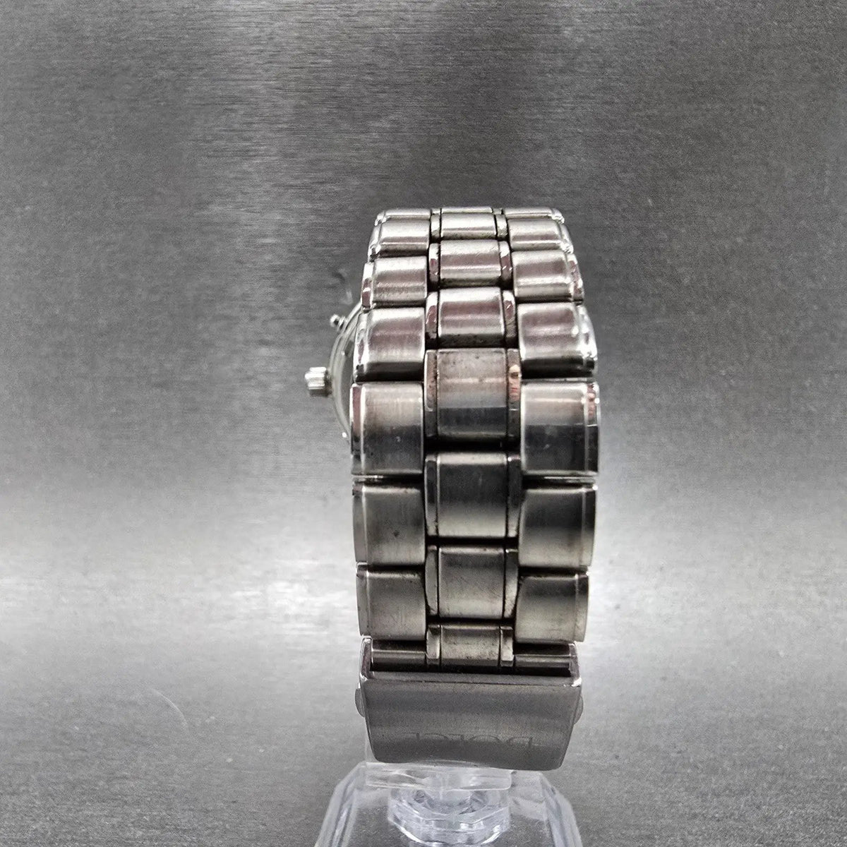 Seiko Solar Watch Men 38mm White Dial Silver Tone Date Atomic 7B22-0AK0 READ!!!!8