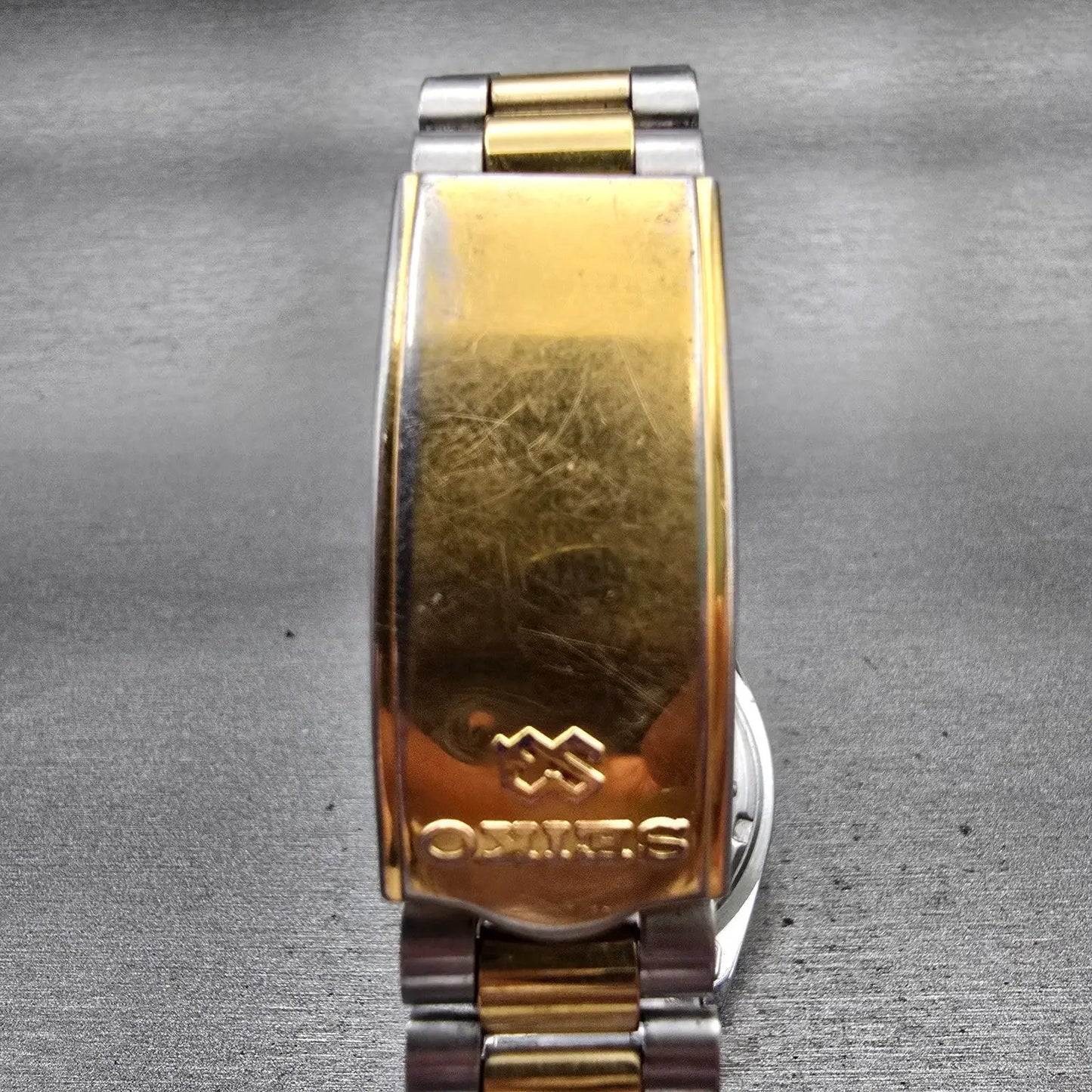 Seiko President Watch Men 36mm Silver Dial Two Tone Daydate 6923-8089 New Batt7