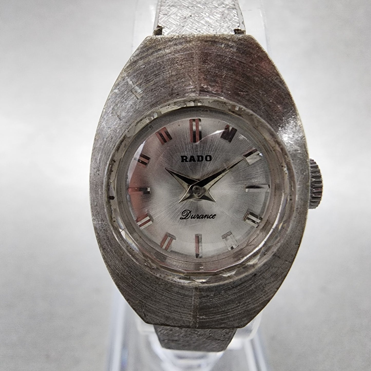 Rado Durance Watch Women 19mm Silver Dial Silver Tone Manal Wind PARTS2