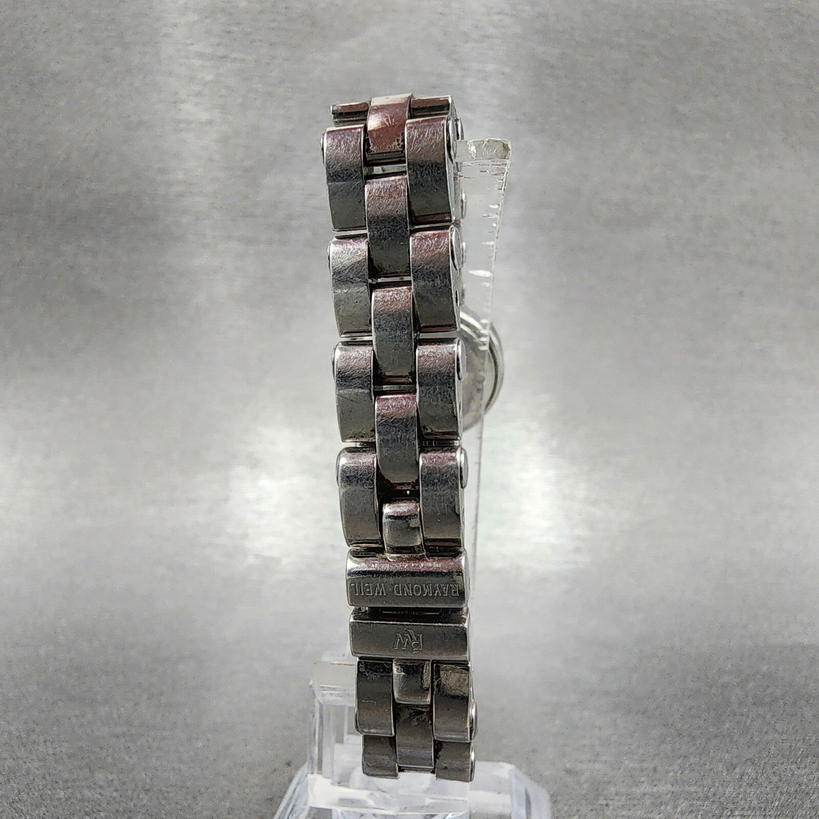 Raymond Weil Watch Women 21mm White Dial Silver Tone Round 5817 New Battery7